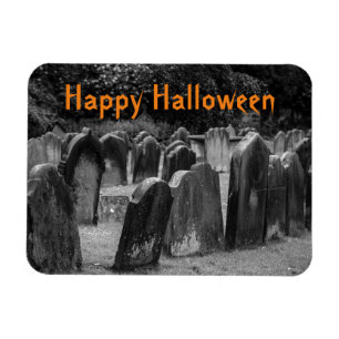 Ímã Halloween Graveyard Tombstones