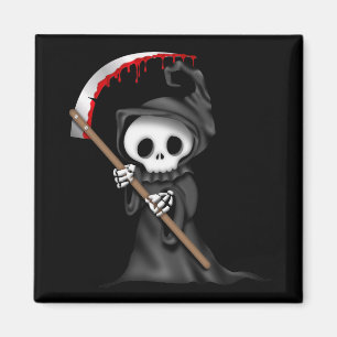Imã HALLOWEEN Grim Reaper Magnets, Frigorífico