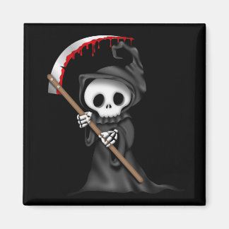 Imã HALLOWEEN Grim Reaper Magnets, Frigorífico