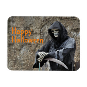 Ímã Halloween Grim Reaper Personalizável