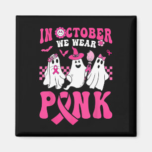 Imã Halloween Groovy Veste Link Breast Cancer Warrior