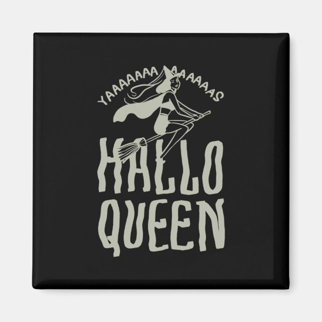 Imã Halloween Hallo Queen (Frente)