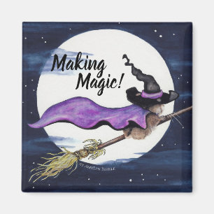 Imã Halloween Hamster Magnet por Bihrle