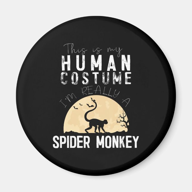 Imã Halloween, Homem-Aranha-Macaco, Horror Assustador (Frente)