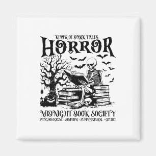 Imã Halloween Horror Midnight Book Club Society Litera