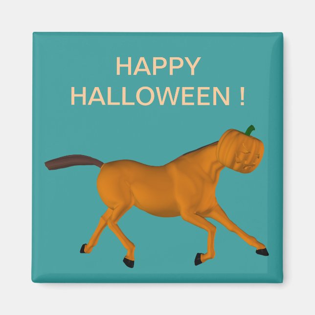 Imã Halloween Horse (Frente)