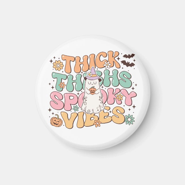 Imã Halloween Humor Spooky (Frente)