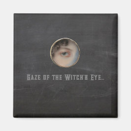 Imã Halloween Macabre Creepy Witch Eye