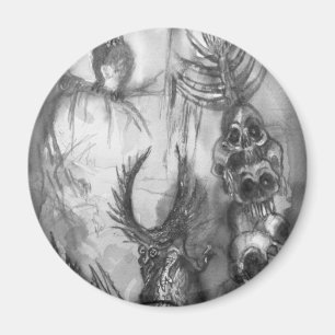 Imã HALLOWEEN MONSTERS / ORK WAR Fantasy