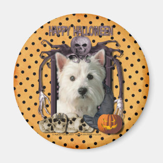 Imã Halloween Nightmare - Westie