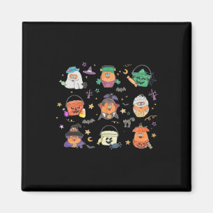 Imã Halloween Nuggets Vintage Chicken Nugget Lov