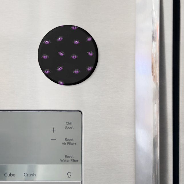 Imã Halloween, Olhos Roxos, Truques Ou Tratamentos, Bo (In Situ (Fridge))