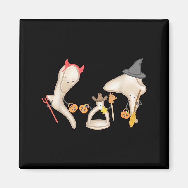 Imã Halloween Ossicle Audiology Audiologist Student En (Frente)