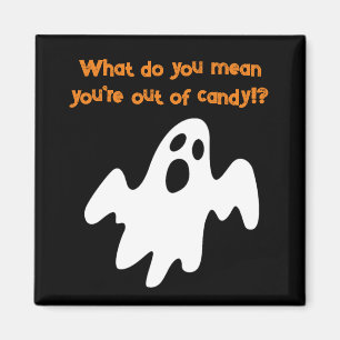 Imã Halloween Out Candy Funny Ghost