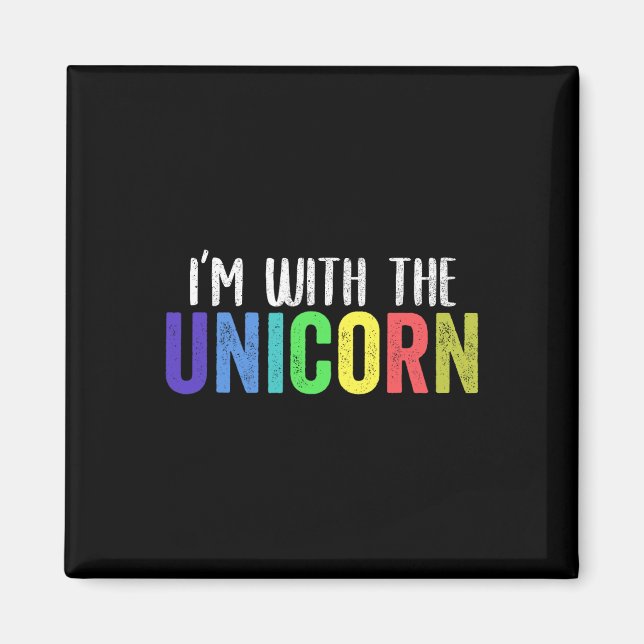 Imã Halloween Pai Filha Adulta Costume Eu estou com T (Frente)