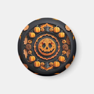 Imã Halloween Papercuat Mandala