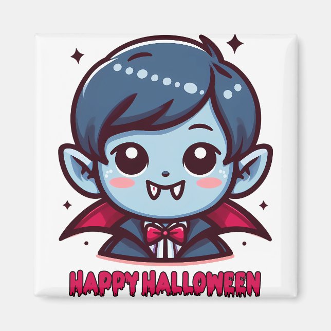 Imã Halloween - Petit vampire mignon (Frente)