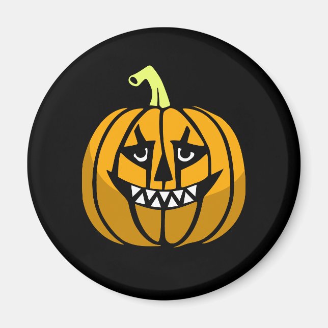 Imã Halloween Pumpkin (Frente)