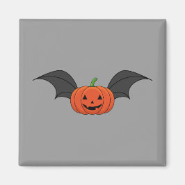 Imã Halloween Pumpkin Bat