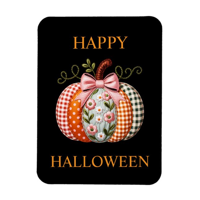 Ímã Halloween Pumpkin Holiday Magnet (Vertical)
