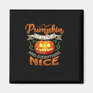 Imã Halloween Pumpkin Spice All Nice Jack-O'-La