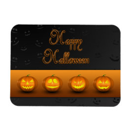 Ímã Halloween Pumpkins Jack-o-Lanterna
