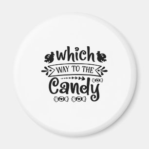 Imã Halloween Que Caminho Para O Aniversário Do Docinh