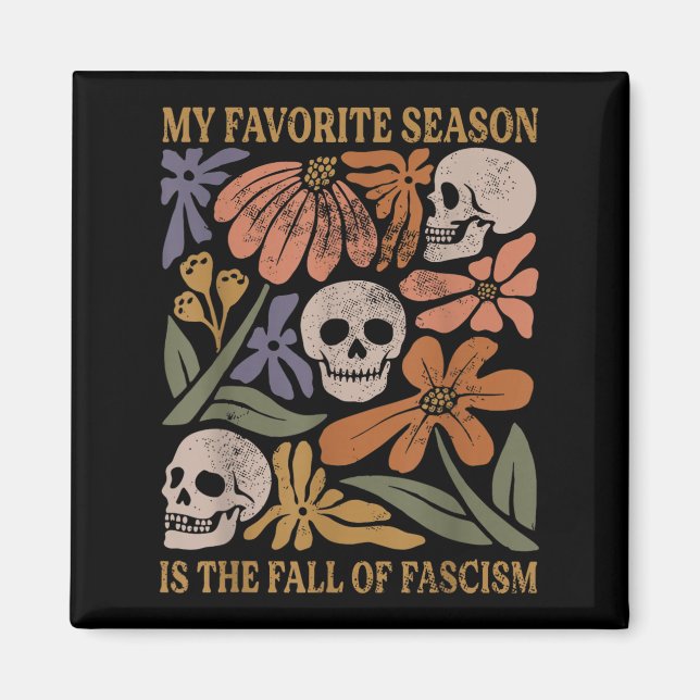 Imã Halloween Retro My Favorite Season Is The Fall Of  (Frente)