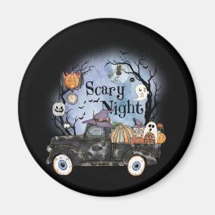 Imã Halloween Scary Night