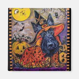 Imã Halloween Scottie