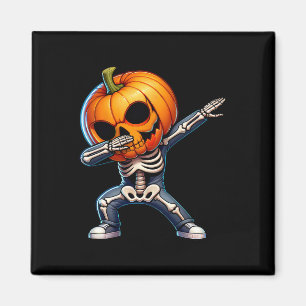 Imã Halloween Skeleton Boys Trick Treat Engraçado Pump