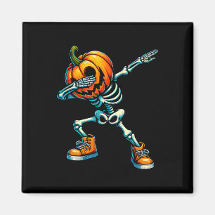 Imã Halloween Skeleton Boys Trick Treat Engraçado Pump