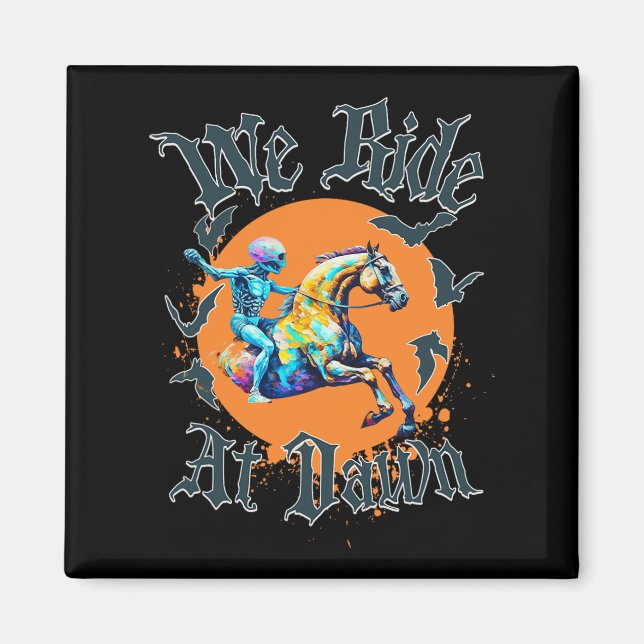 Imã Halloween Skeleton Costume (Frente)