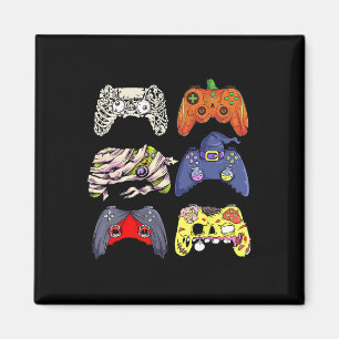 Imã Halloween Skeleton Zombie Bruxa Controladora Mummy