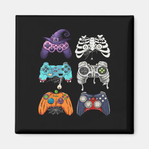 Imã Halloween Skeleton Zombie Controladoras de Jogos M