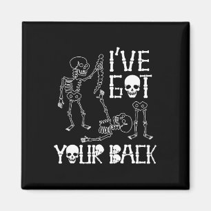 Imã Halloween Skeletons Eu Tenho Seus Homens De Costum