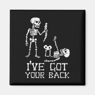 Imã Halloween Skeletons Eu Tenho Seus Homens De Costum