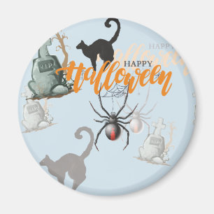 Imã Halloween Spider Grave
