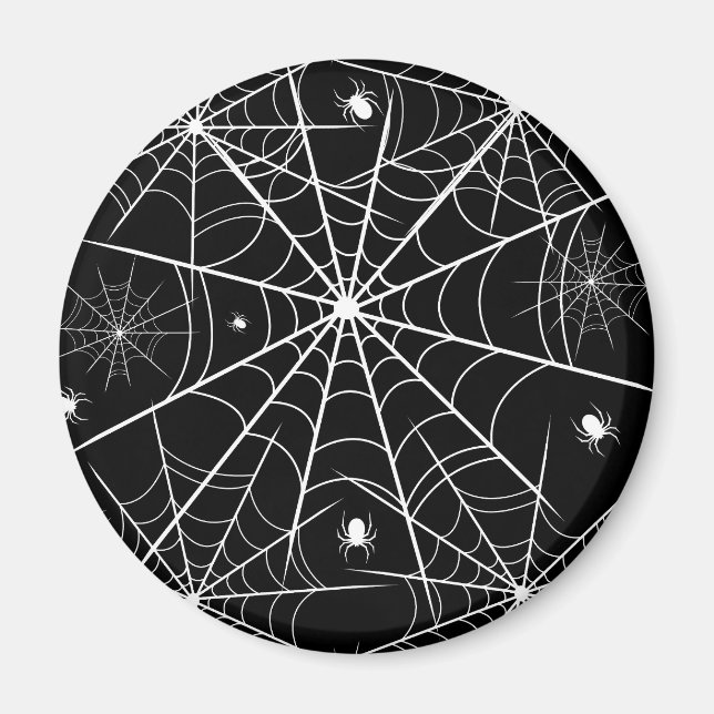 Imã Halloween Spider Web (Frente)