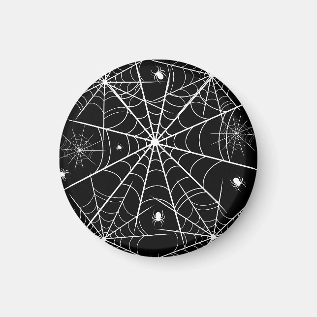 Imã Halloween Spider Web (Frente)