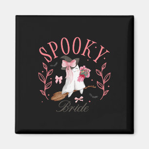 Imã Halloween Spooky Ghost Bride Chelorette Último Boo