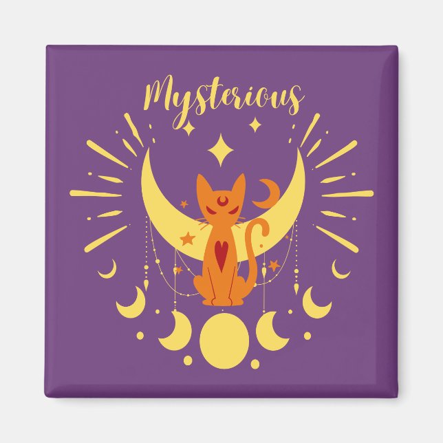 Imã Halloween Stamp Collection "Mysterious" (Frente)