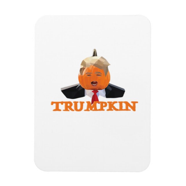 Ímã Halloween Trumpkin (Vertical)