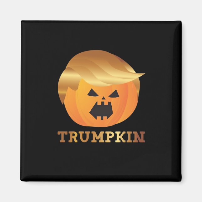 Imã Halloween Trumpkin (Frente)