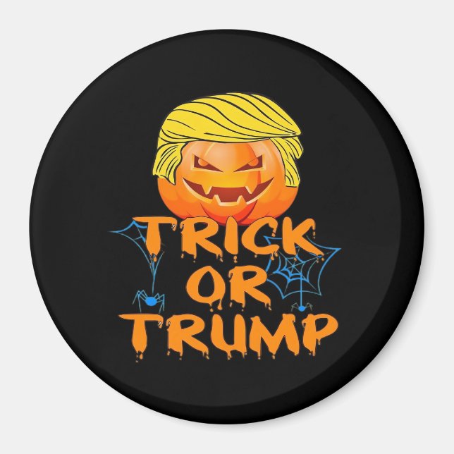 Imã Halloween Trumpkin Classic (Frente)