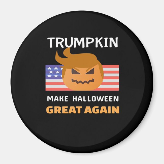 Imã Halloween Trumpkin Classic (Frente)