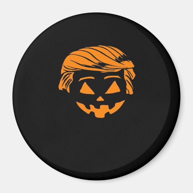 Imã Halloween Trumpkin Costume (Frente)