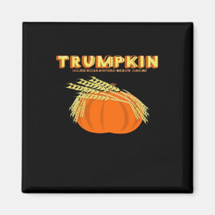 Imã Halloween Trumpkin Donald Engraçado Pumpkin Make H