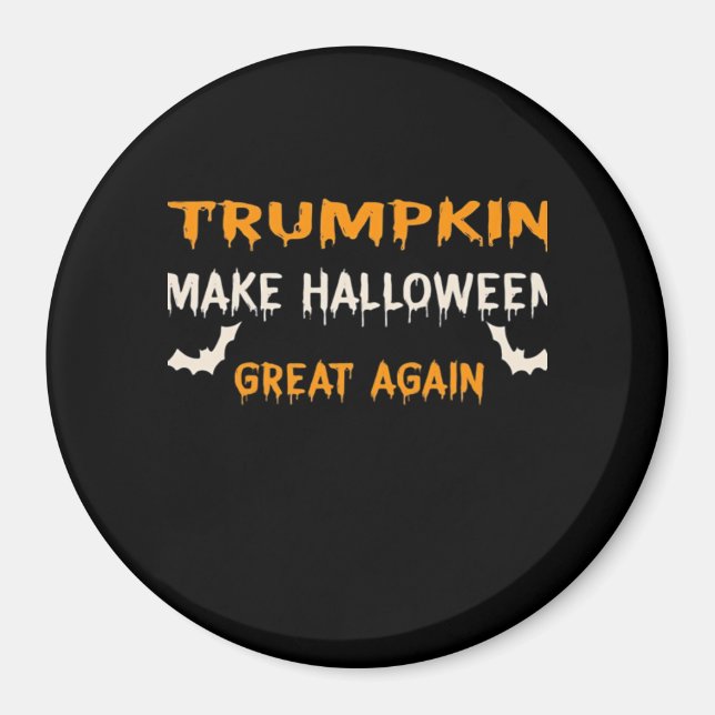 Imã Halloween Trumpkin Engraçado Faça o Excelente de H (Frente)