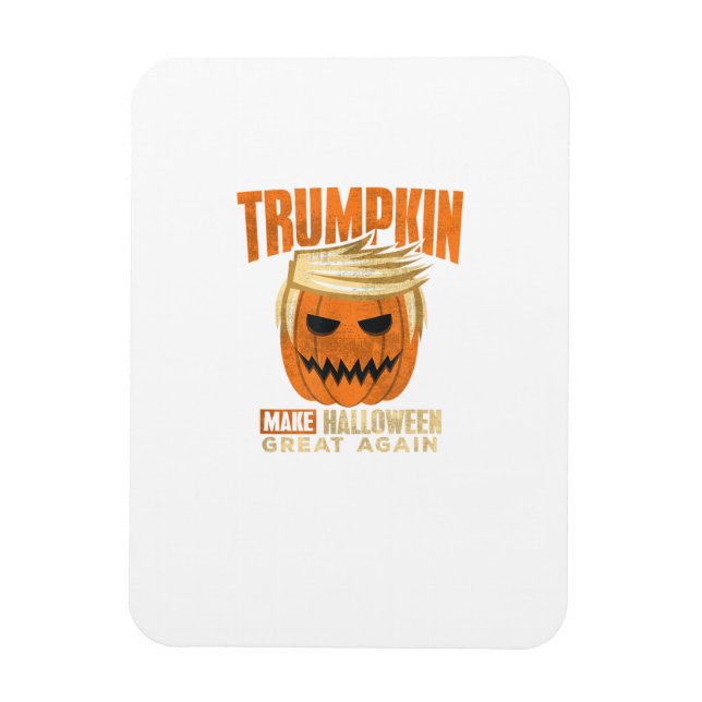 Ímã Halloween Trumpkin Engraçado Torne o Excelente Ame (Vertical)
